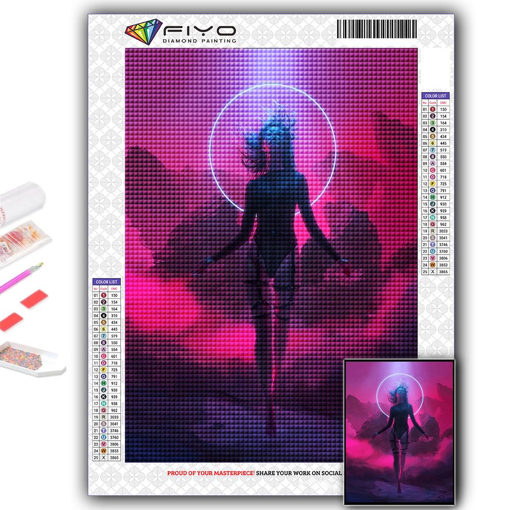DIY 5D алмазная живопись Киберпанк сексуальное искусство вышивка крестом комплект полная дрель вышивка мозаика художественная картина стразы подарок