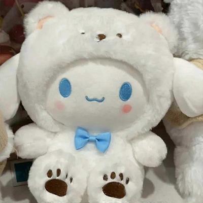 20СМ Плюшевые игрушки Sanrio Хелло Китти Синнаморолл Куроми Почакко Мягкая плюшевая кукла Мишка Кос Милые игрушки Подарки на день рождения для детей