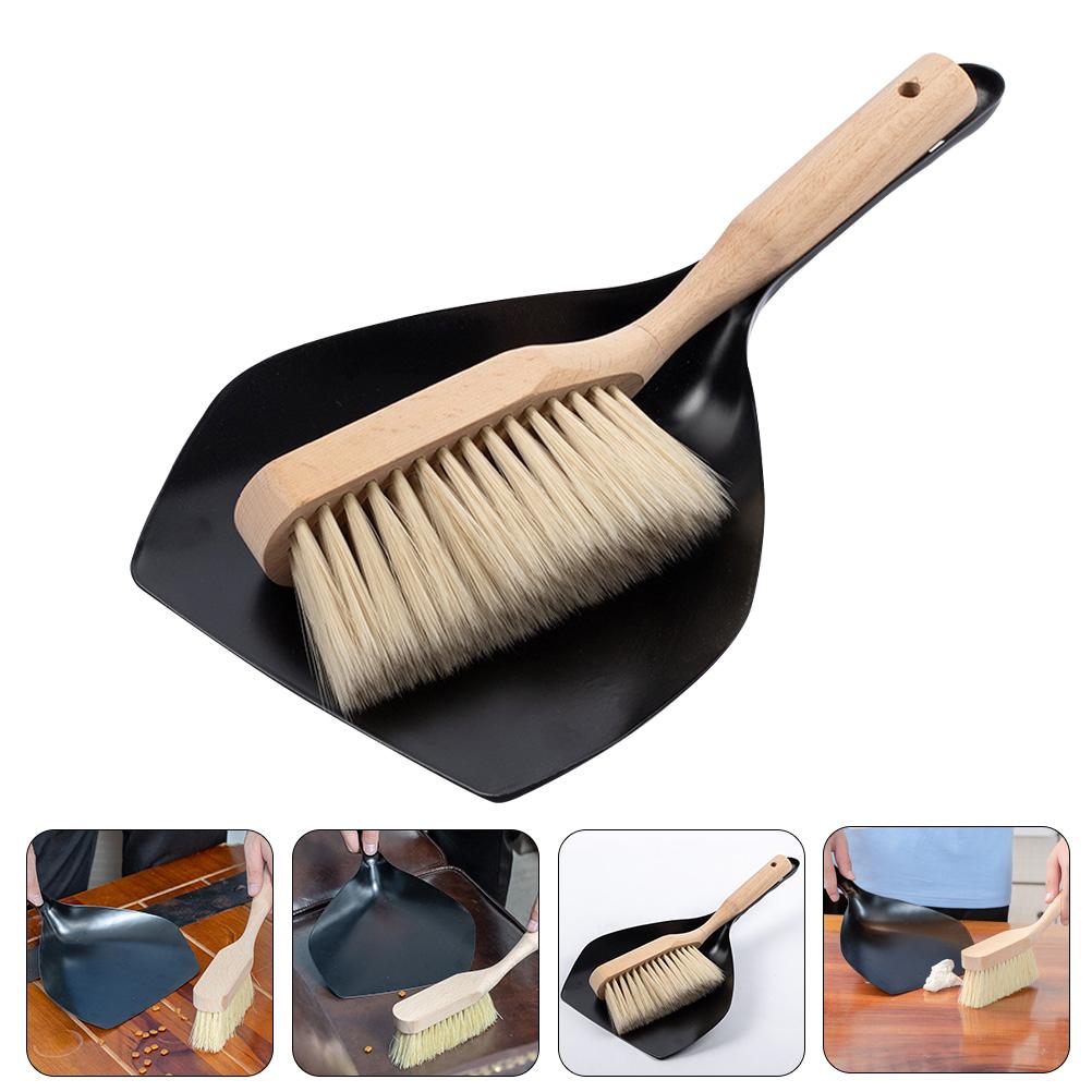 Многофункциональный совок для мусора Настольная метла Bamboo Mini с совком The Pet Small и