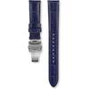 Мужские часы Seiko Натуральная кожа Ремешок с узором под крокодила Ширина 20 мм Пряжка 18 мм Цвет: темно-синий RS05C20NY