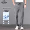 Men's Middle-Aged & Elderly High-Elastic Straight-Leg Casual Pants