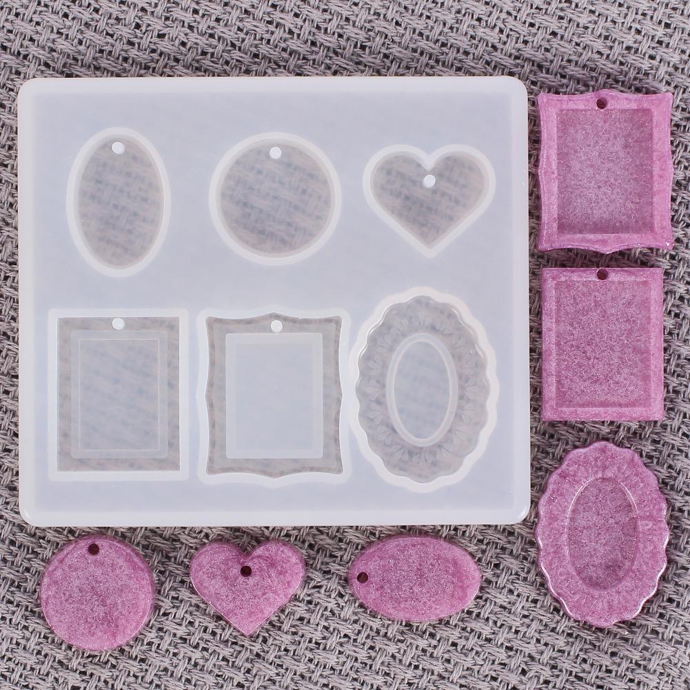 1PCS Button Mold with Hole Mold Non-stick Art Mold Decoration Cake Baking Tools DIY Silicone Mold Resin Button