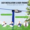 VEVOR Zipline Kit for Kids and Adult, 52 ft Zip Line Kits Up to 500 lb, Backyard Outdoor Quick Setup Zipline, Playground Entertainment with Zipline