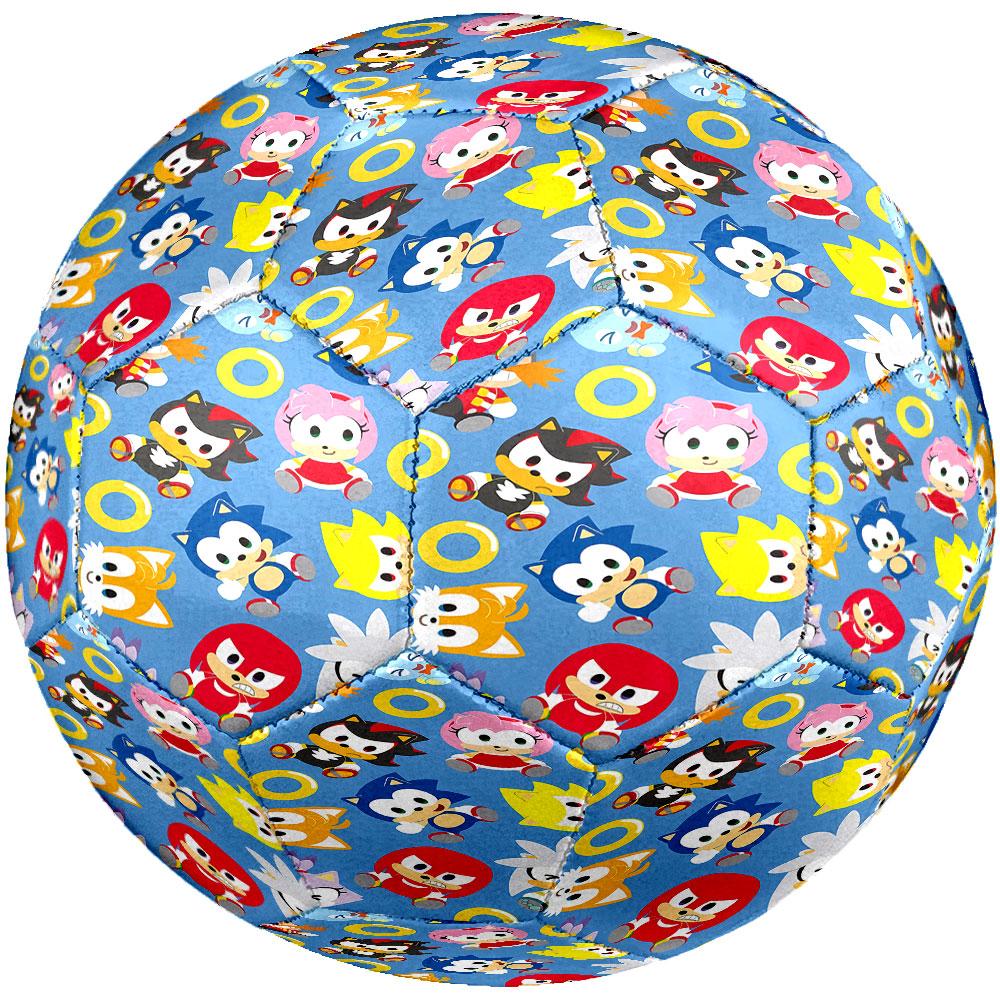 1pc Sonic the Hedgehog Soccer Ball Size 5 Indoor Soccer Ball Fashion Colorful Backyard Game - Great For Sports Fans Gift HE40