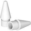 Silicone Tip - Phonillico - Compatible Apple Pencil 1st and 2nd Generation - Pack of 2 - White - Silicone