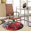 1pc Jujutsu Kaisen Satoru Gojo Round Carpet - Anime Cartoon Design Chair Mat, Non-Slip Rug for Office, Home Decor, Living Room, Bedroom, Game Room Dec