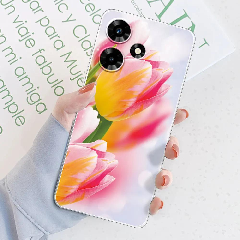 Чехол-бампер для Infinix Hot 30 Для Infinix Hot 30i 30i NFC Прозрачный Мягкий Силикон Защитный Чехол для Телефона Для Infinix Hot 30 Play Coque