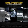 AUXITO 2Pcs C10W C5W LED Canbus Festoon 31mm 36mm 41mm LED Bulb Auto Map Trunk Reading Light Dome Car Interior Lamp 6000k White