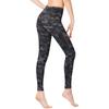 Muxuryee Floral Print Yoga YH24 M Women's Leggings, 9/10 Length, Moisture-Wicking, Quick-Drying, Sportswear,