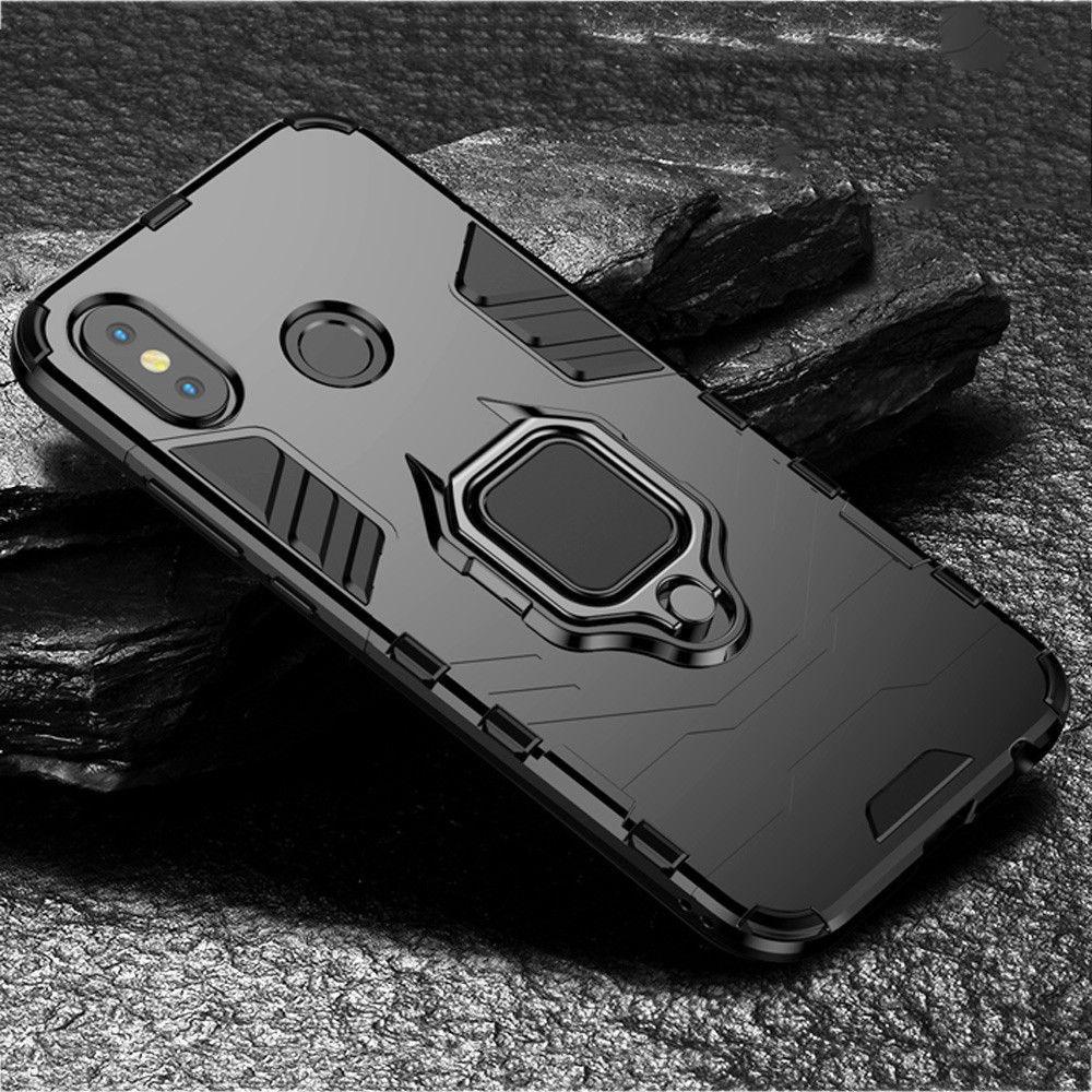 Подходит для iPhone Samsung Huawei Xiaomi Противоударный Бронированный Кронштейн ПК + Крышка Кронштейна ТПУ