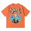 New Ghost Band T-shirt Women Oversize Fashion Cool London Singer Fans Essentials Summer Short Sleeve Print Rock Plain Black Tees