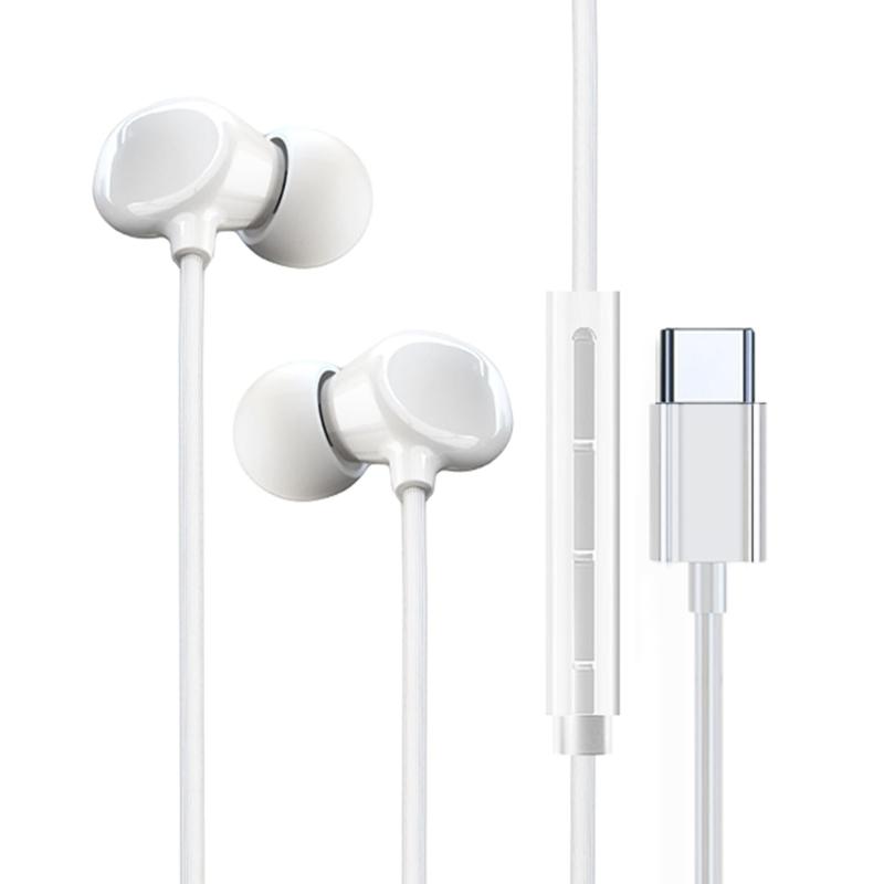 Проводные наушники USB C/3.5 мм с чистым звуком и 13-мм композитной диафрагмой, внутриканальные наушники для премиального опыта