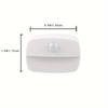 1pc Motion Sensor Intelligent Night Light, Battery Box Cabinet Light, Suitable For Bedroom, Staircase, Wardrobe, Bedside, (without Battery)