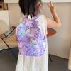 Adorable Cartoon Nylon Children's Backpack With Breathable Lightweight Design For School