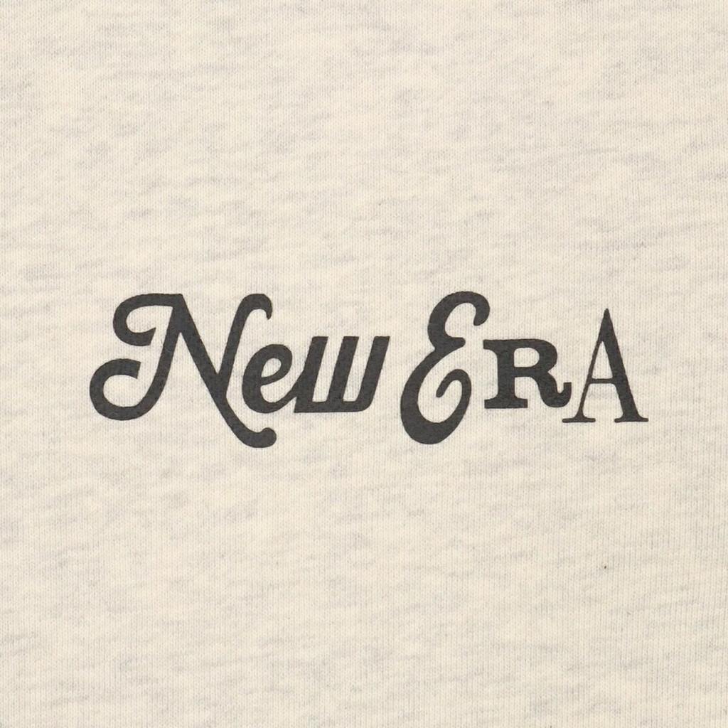Толстовка-худи New Era с принтом Archive Mix, размер L, цвет овсяный, хлопок, логотип 252,