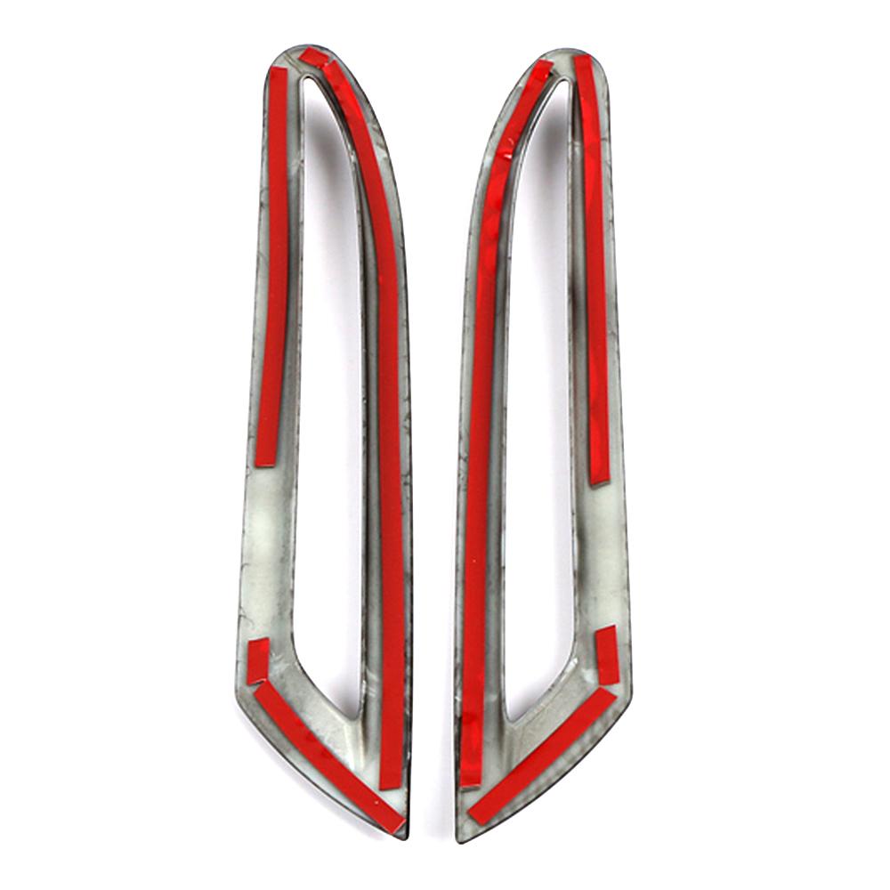 Цвет углеродного волокна для Mercedes Benz A Class W177 V177 A180 A200 A250 Автомобильный задний бампер противотуманная фара рамка декоративная накладка