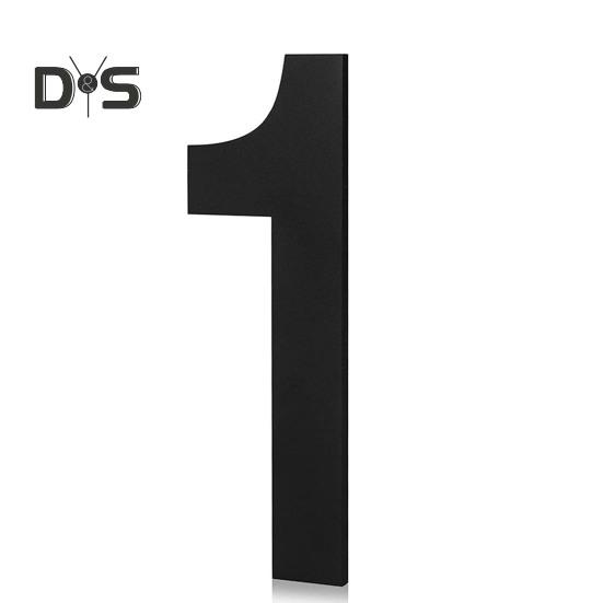 House Door Number Punch Free Self-adhesive Rustproof Corrosion Resistant Easy Installation Garden Door Address Number