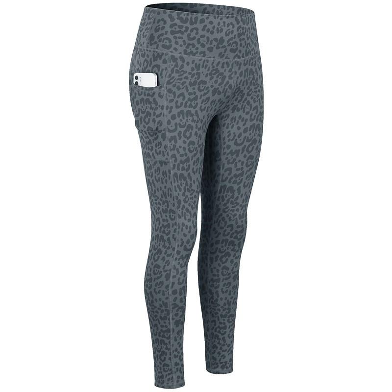 Womens High Waist Printed Yoga Leggings Pockets Tummy Control Butt Lifting Gym Pants