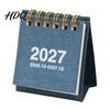 Портативное настольное украшение Мини настольный календарь 2026-2027 Окт 2026 по Дек 2027 Настольный перекидной маленький ежемесячный планировщик с плотной бумагой