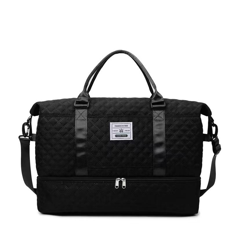 New Niche Dry and Wet Separation Fitness Bag Fashionable Short-distance Travel Bag Separate Shoe Compartment Yoga Handbag Large Capacity