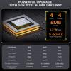 SZBOX Мини ПК Маленький ПК Без ОС Intel Alder Lake N97 Маленький ПК 0 ГБ DDR4 0 ГБ SSD Специализированная игровая консоль Мини-компьютер ЦП и ОЗУ ЖК-цифровой дисплей