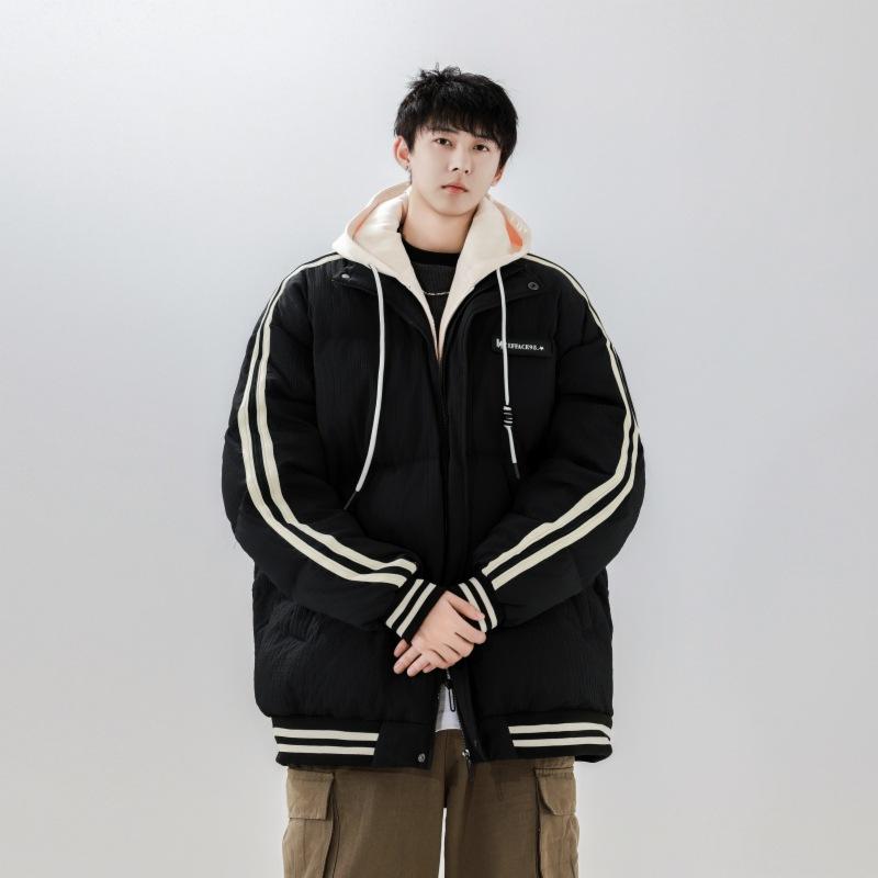 Модный, универсальный, простой, новый стиль, повседневный и удобный, короткий спортивный пуховик для мужчин