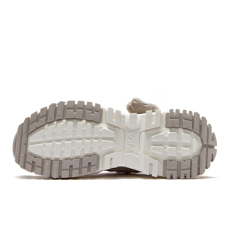 Fila Fusion Bianco Ткань Синтетическая Кожа Конфетные Туфли Модные Универсальные Увеличивающие Рост Низкие Папины Кроссовки Женские кроссовки T12W521006FGC