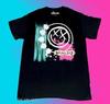 Новая мужская винтажная футболка Blink 182 со смайликом, 100% хлопок, мужские футболки, топ