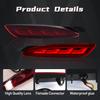 For Mazda CX5 CX-5 2025 2025 LED Rear Bumper Reflector Lights Auto Brake Warning Dynamic Turn Signal Lamps Car Accessories 12V