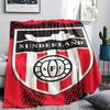 1 шт. Фланелевое одеяло с принтом Sunderland, Высокое качество, Комфортное для всех сезонов, Домашний декор, Тепло и уют, Идеально для Рождественских подарков90