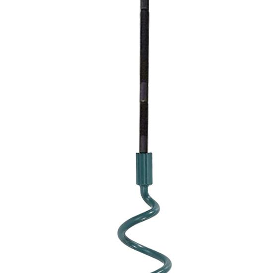 Держатель для навершия рождественской елки Универсальный накручивающийся стабилизатор для праздничного навершия елки Металлический зеленый стержень с регулируемым креплением для стабилизации верхушки дерева