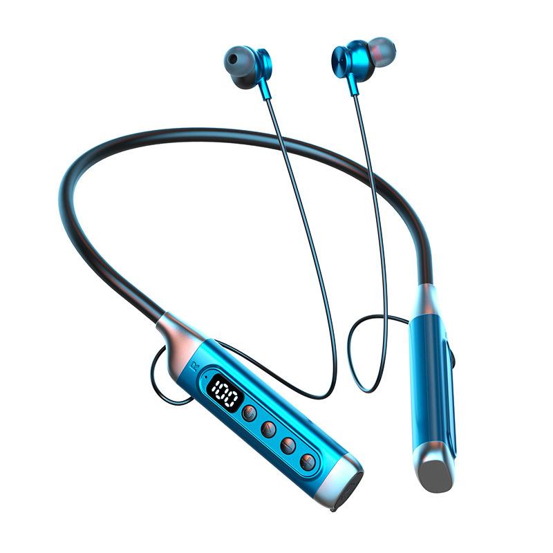 Bluetooth-гарнитура для шеи, спортивная для мужчин и женщин, меняющая голос, караоке, музыкальная открытка