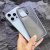 Applicable To IPhone16promax Soft Shield Skin Feeling Matte Thin Circle Magnetic Absorption IPhone15/14 Anti-fall Protection Case