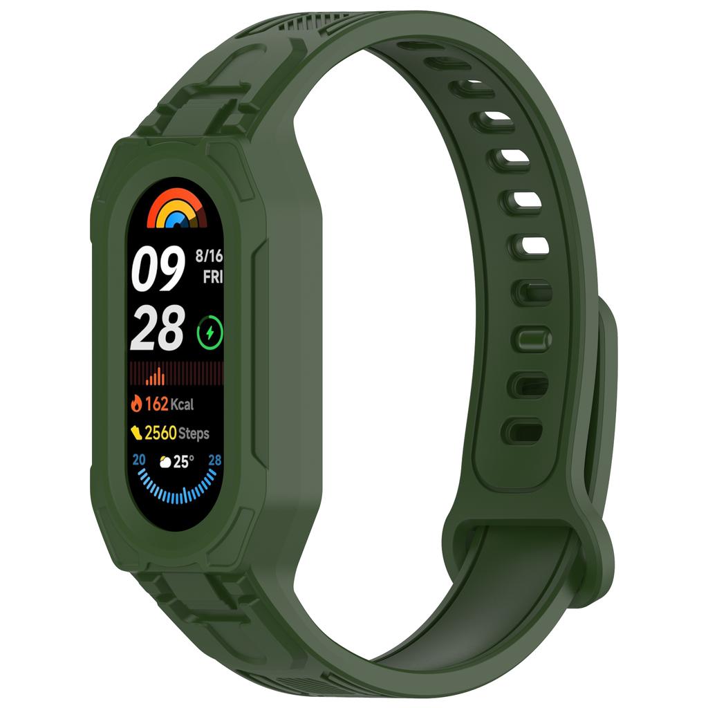 Ремешок+Чехол для Xiaomi Mi Band 10 9 8 NFC miband Аксессуары для часов Спортивный силиконовый браслет Наручный ремешок pulseira correa Mi band 10