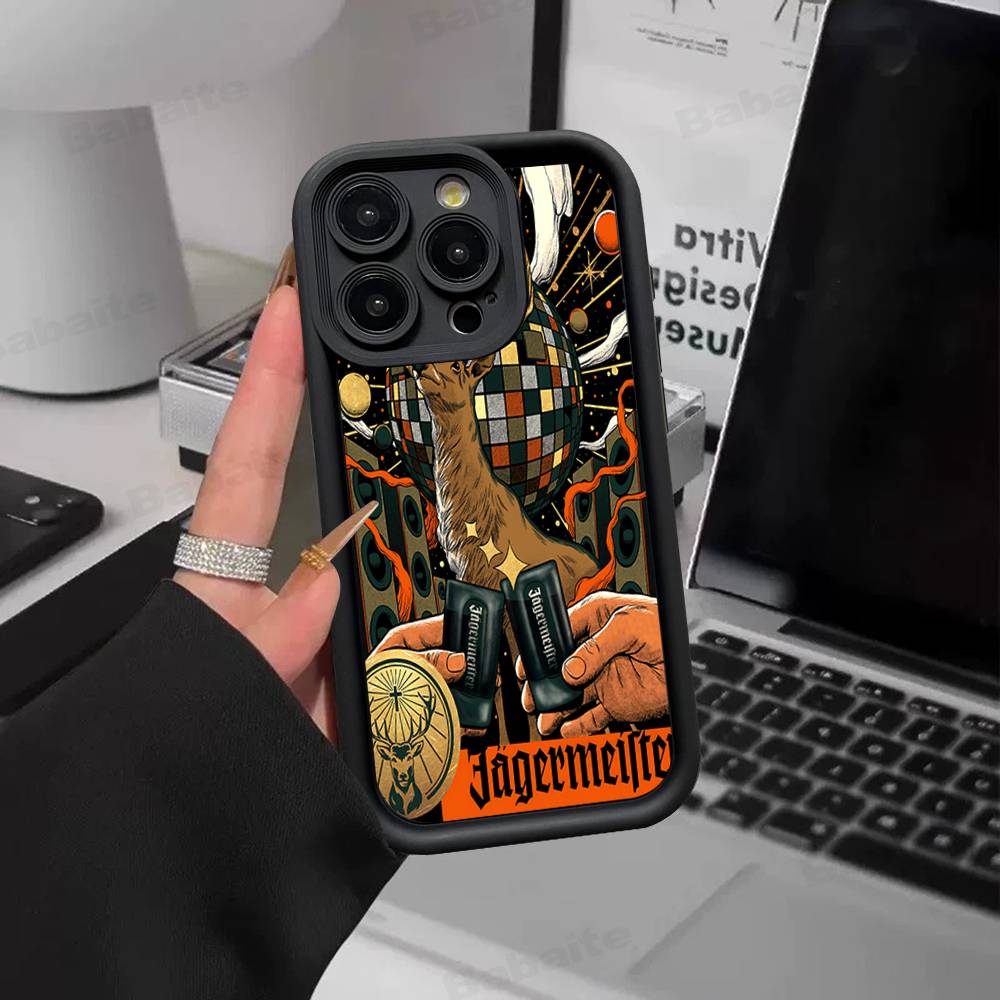 Горячий чехол для телефона J-Jagermeisters для IPhone 17 16 15 14 13 12 11 Pro Max 16E Plus INS Мягкий чехол
