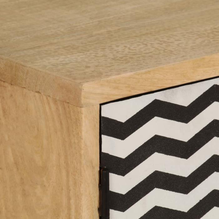 VidaXL Buffet 120 X 30 X 75 Cm Solid Mango Wood