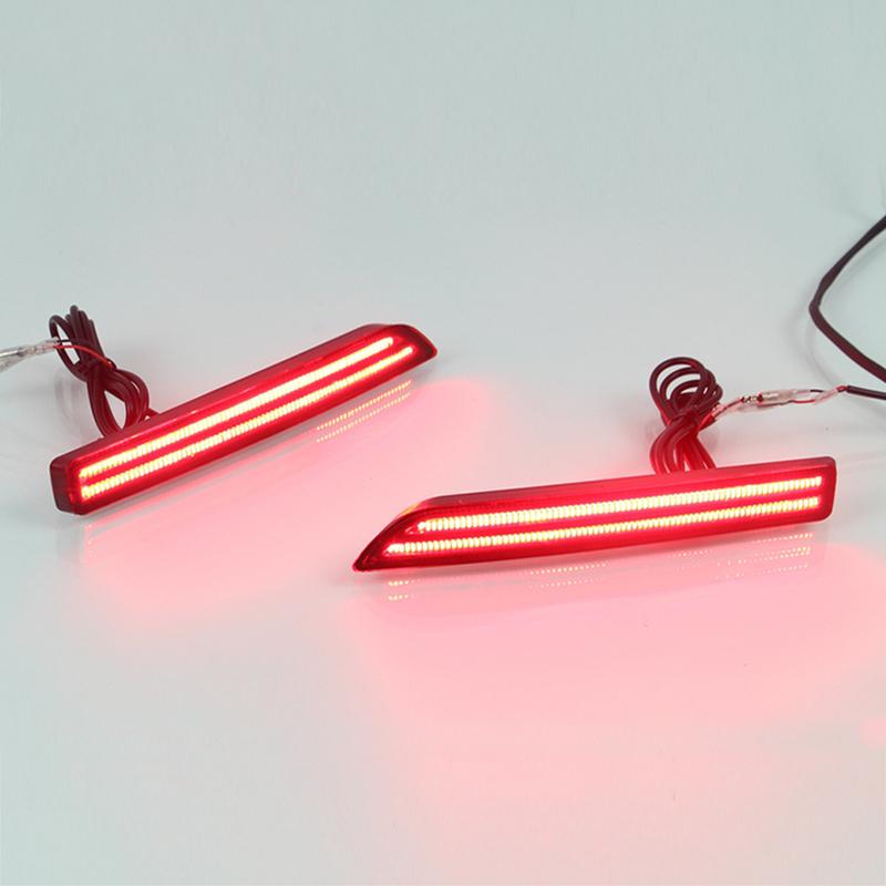 LED Rear Bumper Reflector Lights For Nissan Sentra Sylphy 20-25 Teana 22-24 Patrol 19-23 Murano 15-19 Turn Signal Brake lamp