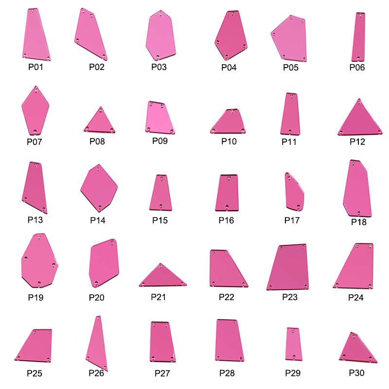 Акриловая ручная шовная дрель, зеркало специальной формы с плоским дном, сделай сам, украшение одежды, ювелирные изделия, зеркальные аксессуары, шовная дрель