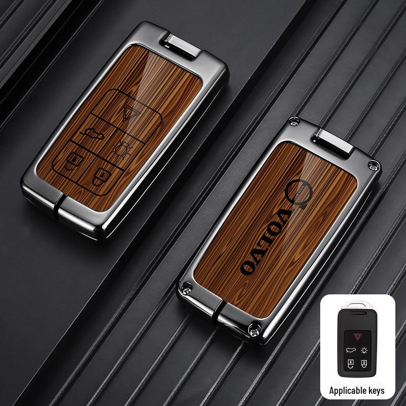 Metal Key Cover for Volvo XC60, XC90, S60, S80L, V60 - Full Shell