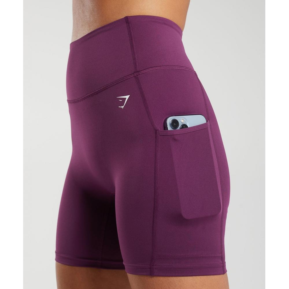 Gymshark Pocket Shorts Magenta Purple B4a8w Pbzr