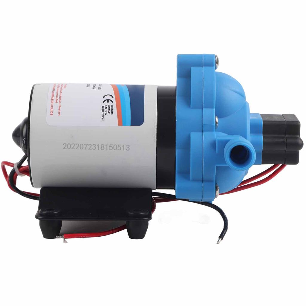 Насос мембранный водяной давления электрический самовсасывающий 3.0GPM DC для лодки и дома(Ф33102045201