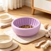 Silicone Non Slip Slow Feeder Bowl for Dogs Cats Large Capacity with Suction Cup Anti Choke Lick Mat Pet Feeding Dish