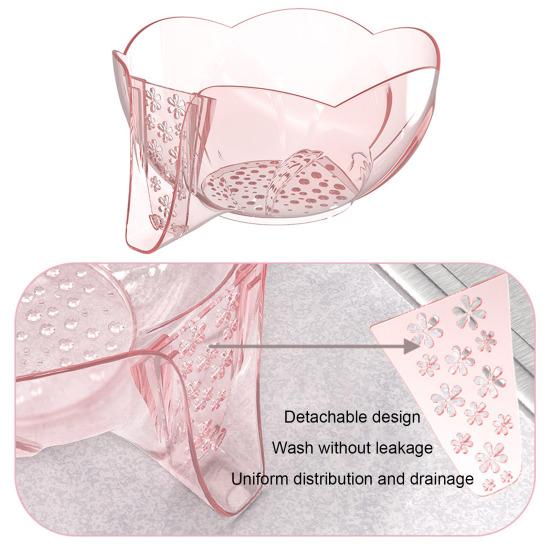 Корзина для слива фруктов и овощей дуршлаг с носиком без BPA миска для мытья фруктов