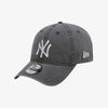 New Era МЛБ Нью-Йорк Янкис Пигментная стирка Неструктурированная бейсболка Черная