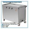 Baonan Medium Electric Heated Stainless Steel Towel Cart with Heat Preservation and Snow Brush