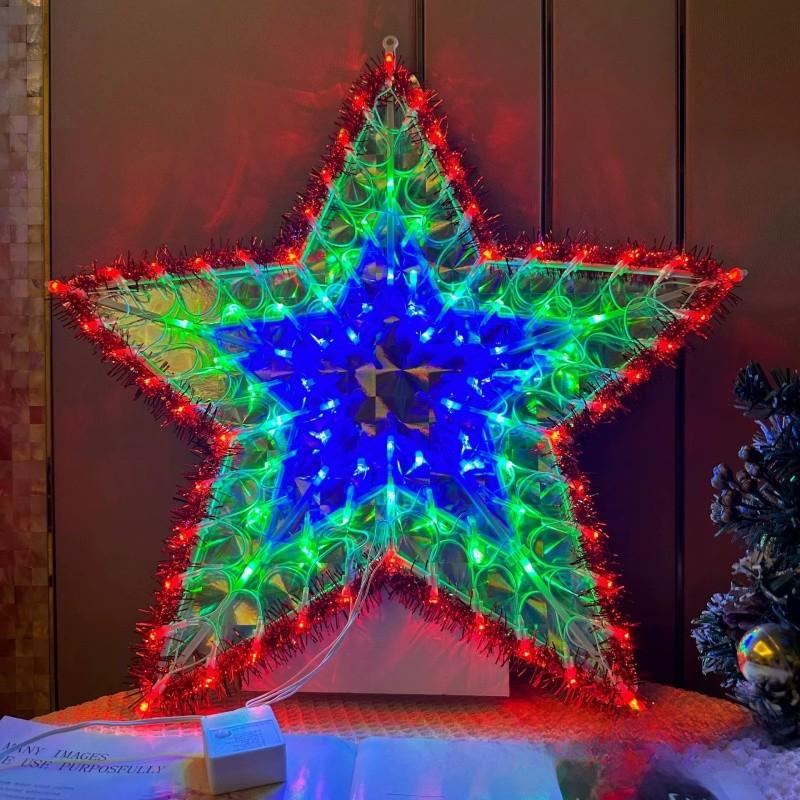 Sunflower Star Peacock Heart Shape Led String Lights For Home And Outdoor Festivities