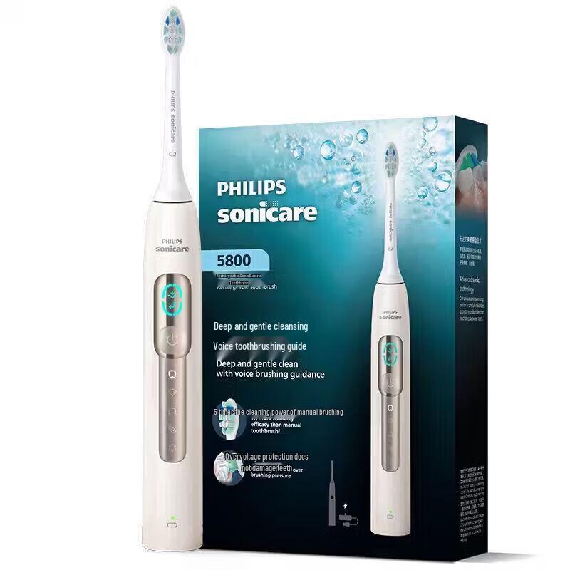 Philips HX5681 Smart Sonic Electric Toothbrush with AI Navigation CN plug (adapter included)
