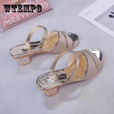 Женские повседневные сандалии на мягкой платформе из полиуретана на танкетке Толстые туфли на среднем каблуке с открытым носком