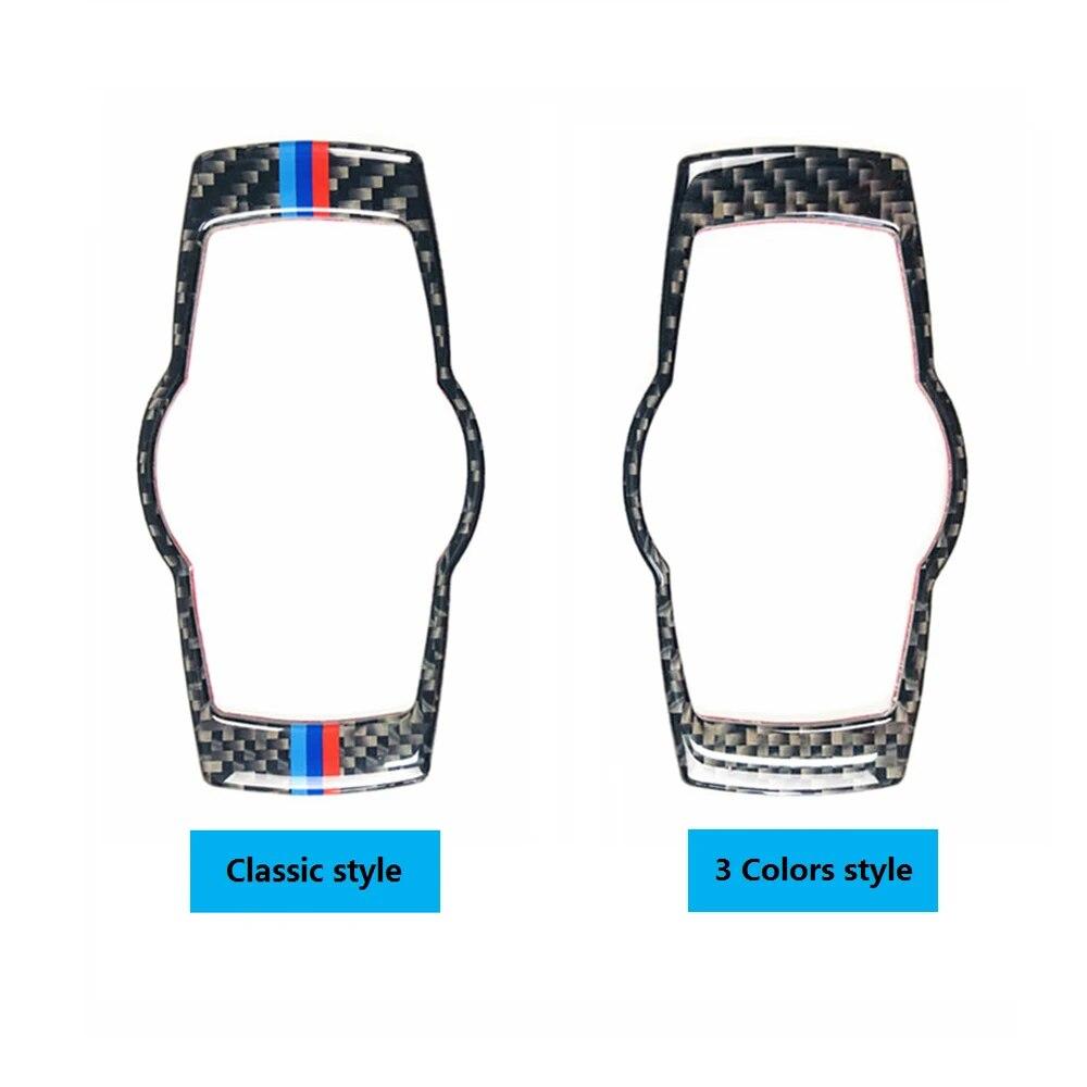 Карбоновый волокнистый автомобильный переключатель фар рамка отделка крышки наклейки высококачественный интерьер для BMW E90 E92 E93 3 серии автомобильные аксессуары