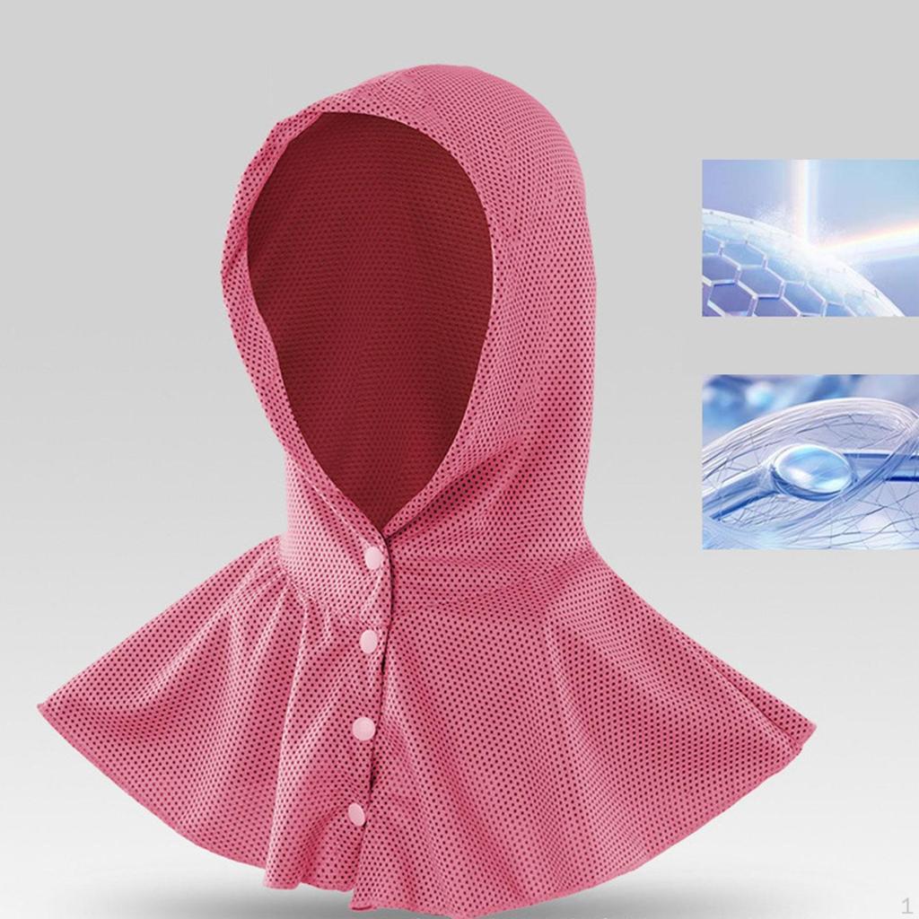 Охлаждающее полотенце с капюшоном, быстросохнущее, для шеи и лица, для погоды на открытом воздухе